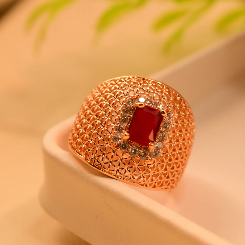 Zircon Stone Ring