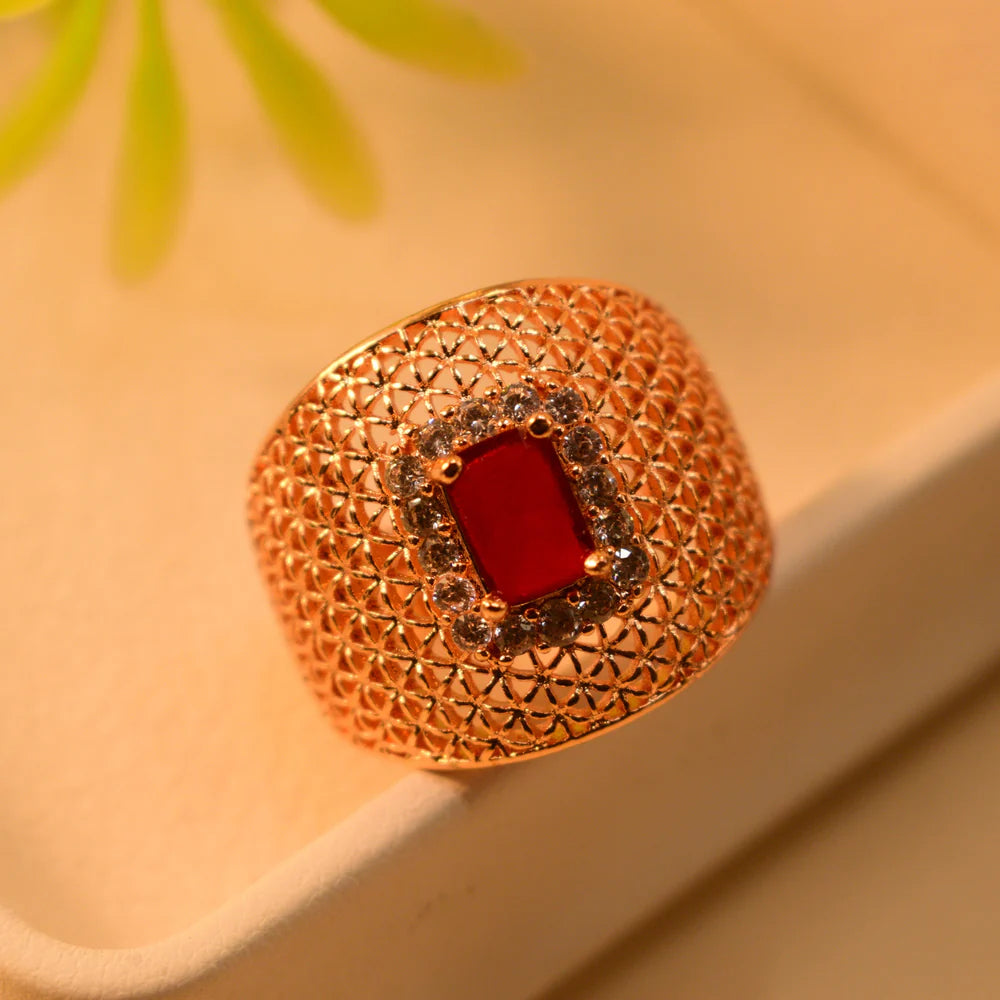 Zircon Stone Ring